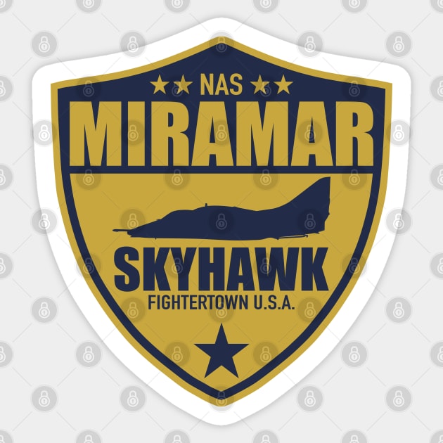 NAS Miramar A-4 Skyhawk Sticker by TCP